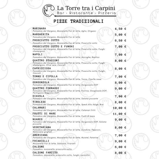 pizze tradizionali